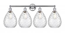  616-4W-PC-G372 - Waverly - 4 Light - 35 inch - Polished Chrome - Bath Vanity Light