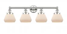  616-4W-PN-G171 - Fulton - 4 Light - 34 inch - Polished Nickel - Bath Vanity Light