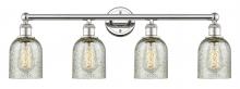  616-4W-PN-G259 - Caledonia - 4 Light - 32 inch - Polished Nickel - Bath Vanity Light