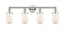  616-4W-PN-G311 - Dover - 4 Light - 32 inch - Polished Nickel - Bath Vanity Light