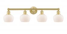  616-4W-SG-G91 - Fenton - 4 Light - 34 inch - Satin Gold - Bath Vanity Light