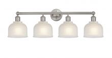  616-4W-SN-G411 - Dayton - 4 Light - 33 inch - Brushed Satin Nickel - Bath Vanity Light