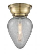  623-1F-AB-G165-LED - Geneseo - 1 Light - 7 inch - Antique Brass - Flush Mount