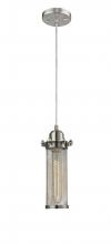  900-1P-SN-CE216-SN-LED - Quincy Hall - 1 Light - 5 inch - Brushed Satin Nickel - Cord hung - Mini Pendant