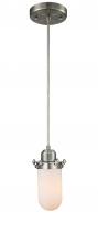  900-1P-SN-CE231-SN-W-LED - Centri - 1 Light - 5 inch - Brushed Satin Nickel - Cord hung - Mini Pendant