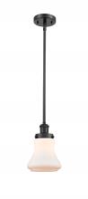  916-1S-BK-G191 - Bellmont - 1 Light - 6 inch - Matte Black - Mini Pendant