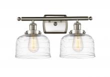  916-2W-SN-G713 - Bell - 2 Light - 18 inch - Brushed Satin Nickel - Bath Vanity Light