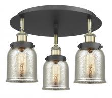  916-3C-BAB-G58 - Cone - 3 Light - 17 inch - Black Antique Brass - Flush Mount