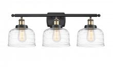  916-3W-BAB-G713 - Bell - 3 Light - 28 inch - Black Antique Brass - Bath Vanity Light