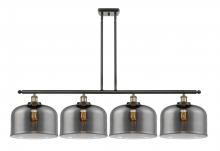  916-4I-BAB-G73-L - Bell - 4 Light - 48 inch - Black Antique Brass - Stem Hung - Island Light