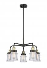  916-5CR-BAB-G184S - Canton - 5 Light - 24 inch - Black Antique Brass - Chandelier