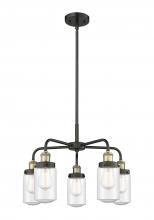  916-5CR-BAB-G314 - Dover - 5 Light - 23 inch - Black Antique Brass - Chandelier