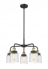  916-5CR-BAB-G513 - Bell - 5 Light - 24 inch - Black Antique Brass - Chandelier