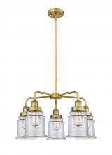  916-5CR-BB-G182 - Canton - 5 Light - 25 inch - Brushed Brass - Chandelier