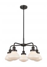  916-5CR-OB-G321 - Olean - 5 Light - 25 inch - Oil Rubbed Bronze - Chandelier