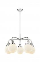  916-5CR-PC-G201-6 - Beacon - 5 Light - 25 inch - Polished Chrome - Chandelier