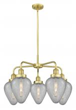  916-5CR-SG-G165 - Geneseo - 5 Light - 25 inch - Satin Gold - Chandelier