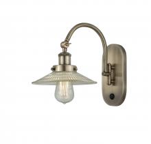  918-1W-AB-G2 - Halophane - 1 Light - 9 inch - Antique Brass - Sconce