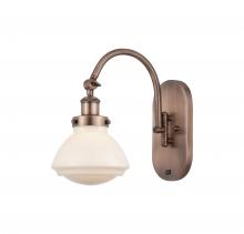  918-1W-AC-G321 - Olean - 1 Light - 7 inch - Antique Copper - Sconce