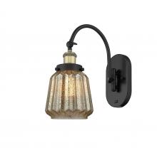  918-1W-BAB-G146-LED - Chatham - 1 Light - 7 inch - Black Antique Brass - Sconce