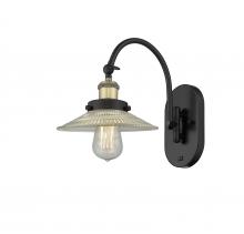  918-1W-BAB-G2 - Halophane - 1 Light - 9 inch - Black Antique Brass - Sconce