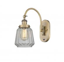  918-1W-BB-G142-LED - Chatham - 1 Light - 7 inch - Brushed Brass - Sconce