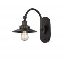  918-1W-OB-M5-LED - Railroad - 1 Light - 8 inch - Oil Rubbed Bronze - Sconce