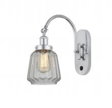  918-1W-PC-G142-LED - Chatham - 1 Light - 7 inch - Polished Chrome - Sconce