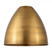  MBD-12-BB - Metal Bristol Light 12 inch Brushed Brass Metal Shade