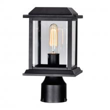  0409PT6-1-101 - Blackbridge 1 Light Outdoor Black Lantern Head