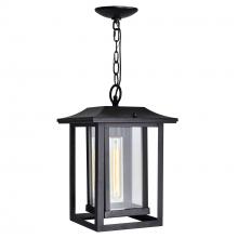  0414P10-1-101 - Winfield 1 Light Black Outdoor Hanging Light