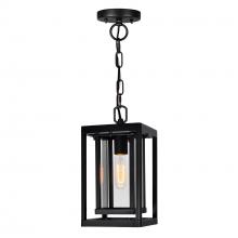  0415P7-1-101 - Mulvane 1 Light Black Outdoor Hanging Light