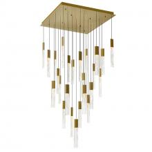  1589P28-25-624 - Greta Integrated LED Brass Chandelier