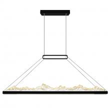  1601P48-101 - Himalayas Integrated LED Black Island/Pool Table Light