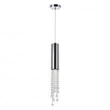  5081P5C-R - Extended 1 Light Down Mini Pendant With Chrome Finish