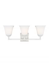  4413703EN3-962 - Ellis Harper transitional 3-light indoor dimmable bath vanity wall sconce in brushed nickel silver f