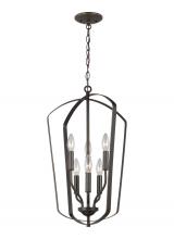  5134906EN-710 - Medium Six Light Hall / Foyer