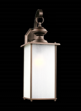  84670EN3-71 - Jamestowne transitional 1-light LED extra large outdoor exterior wall lantern in antique bronze fini