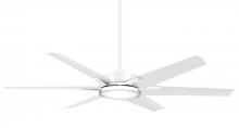  F866L-WHF - Deco - 65" Ceiling Fan W/CCT LED for Outdoor