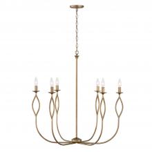  452562ML - 6-Light Chandelier in Mystic Luster