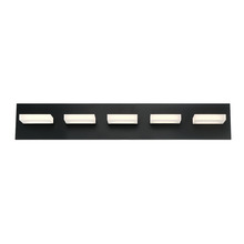  28022-025 - Olson, 5LT LED Bathbar, Black