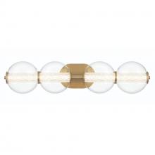  46810-025 - Atomo 4 Light Sconce in Gold with Clear Glass