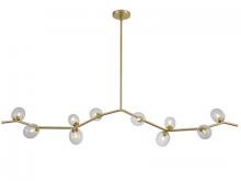  HF4810-CLR - Hampton Collection Ten Light Chandelier