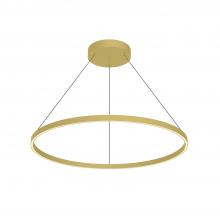  PD87136-BG - Cerchio 36-in Brushed Gold LED Pendant