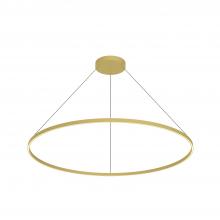  PD87760-BG - Cerchio 60-in Brushed Gold LED Pendant