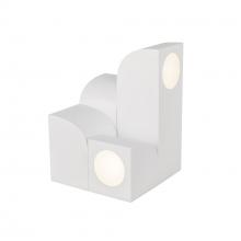  TL82412-WH - Gypsum 9-in White LED Table Lamp