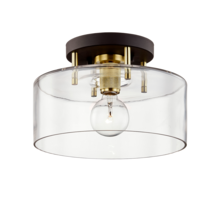  C7541-BRZ/BBA - Bergamot Station Semi Flush