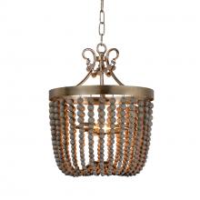  H7126-3AS - Darcia large Chandelier in Antique Silver