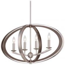  N6858-84 - 4 LIGHT CHANDELIER