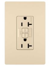  2097TRNAI - radiant? Tamper-Resistant 20A Duplex Self-Test GFCI Receptacle, NAFTA Compliant, Ivory